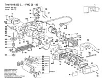Bosch 0 603 259 203 Pho 30-82 Combi Planer P 230 V / Eu Spare Parts